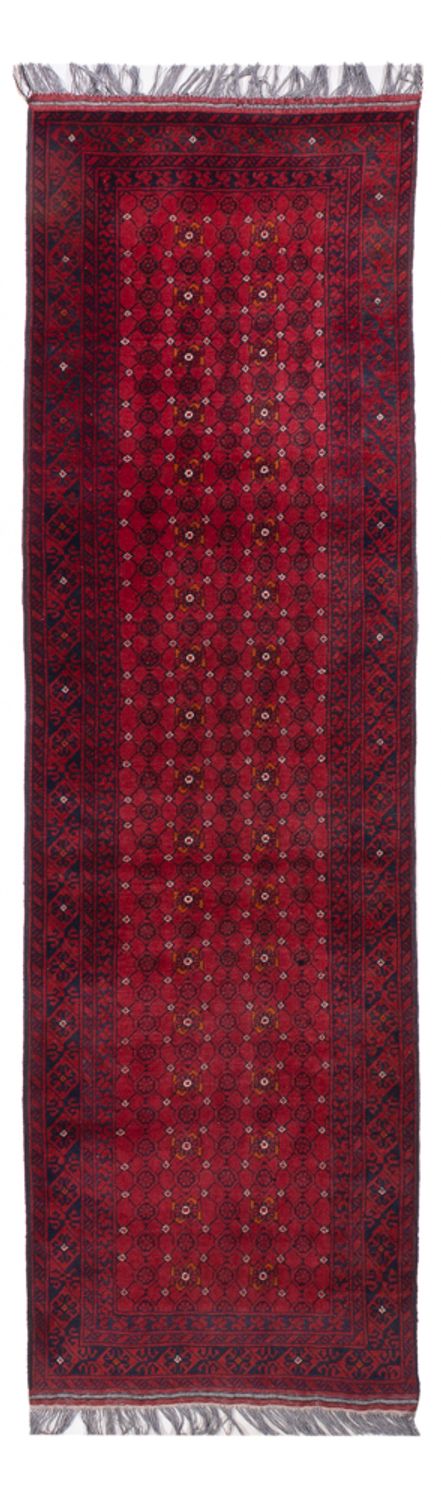 Loper Afghaans tapijt - Bukhara - 285 x 78 cm - rood