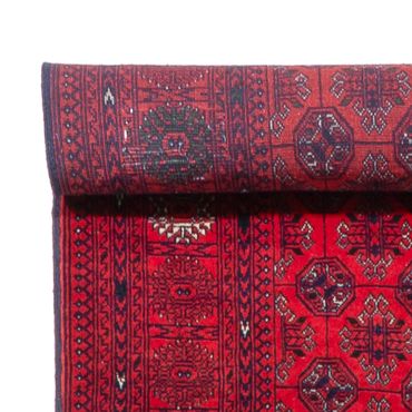 Corredor Tapete afegão - Bukhara - 479 x 89 cm - vermelho