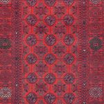 Runner Afghan Rug - Bukhara - 479 x 89 cm - red