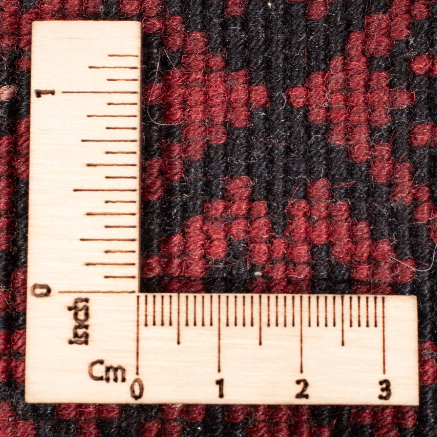 Runner Afghan Rug - 390 x 77 cm - red