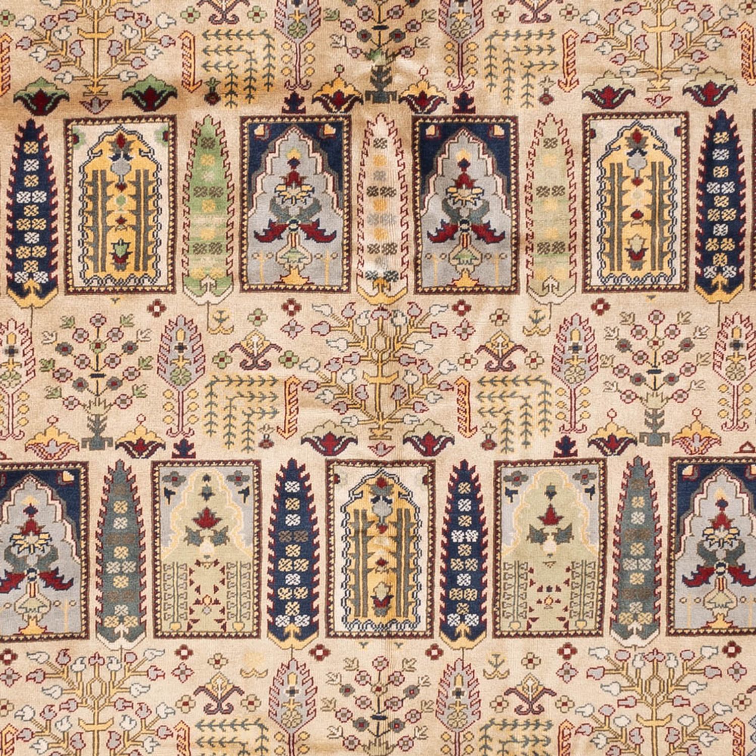 Afghaans tapijt - 400 x 300 cm - beige