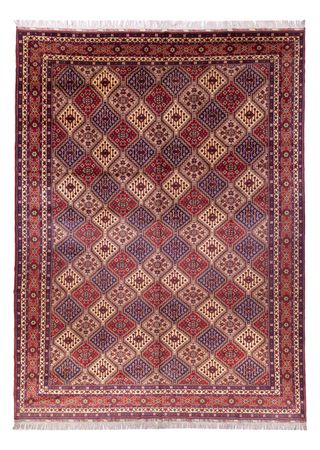 Afghánský koberec - 410 x 300 cm - tmavě béžová