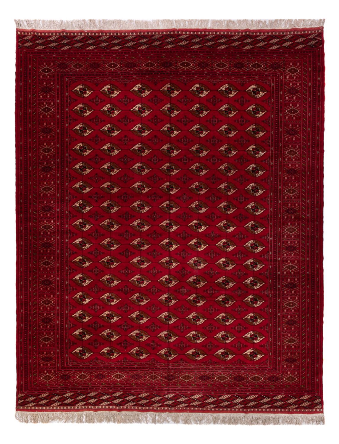 Afghánský koberec - Buchara - 382 x 300 cm - červená