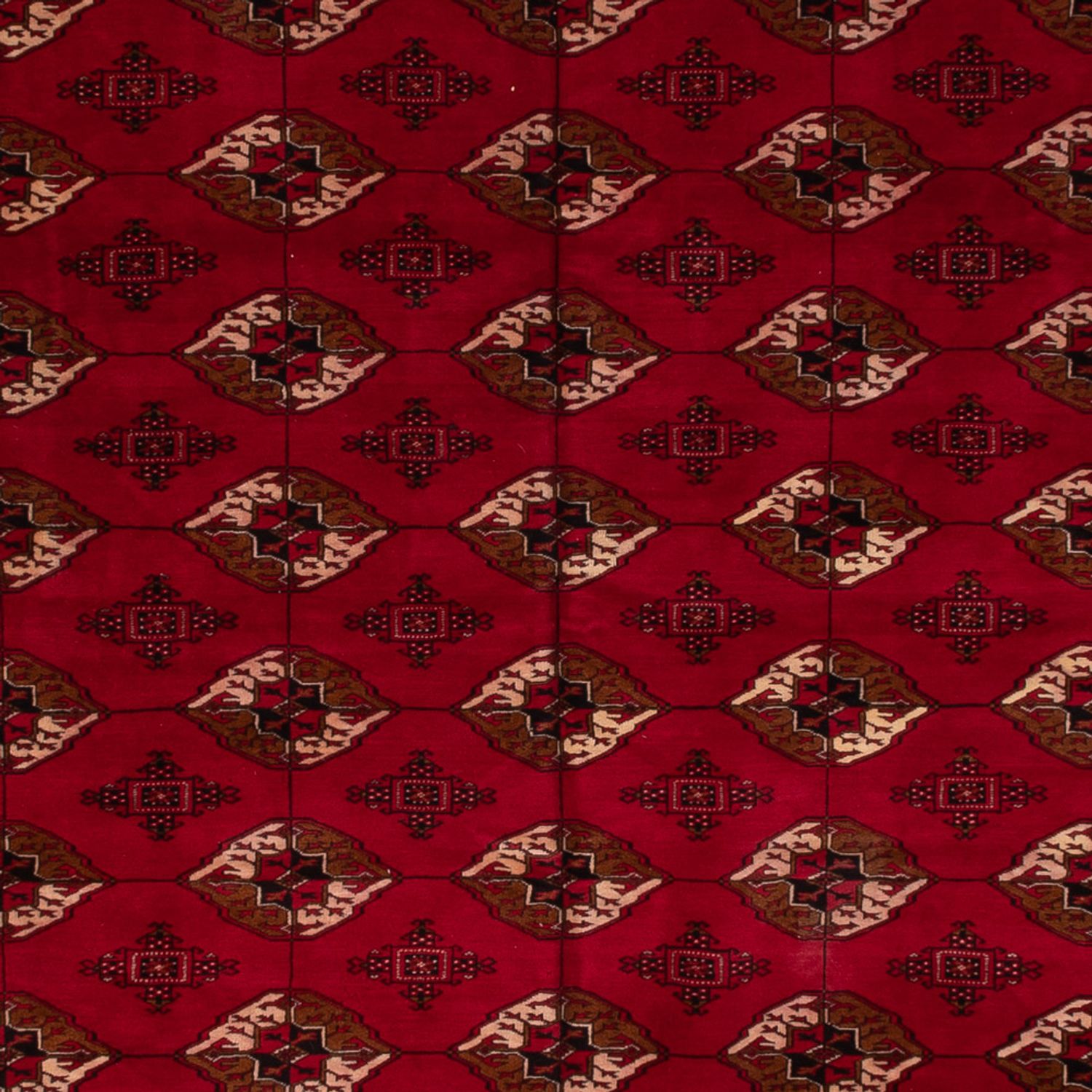 Afghánský koberec - Buchara - 382 x 300 cm - červená