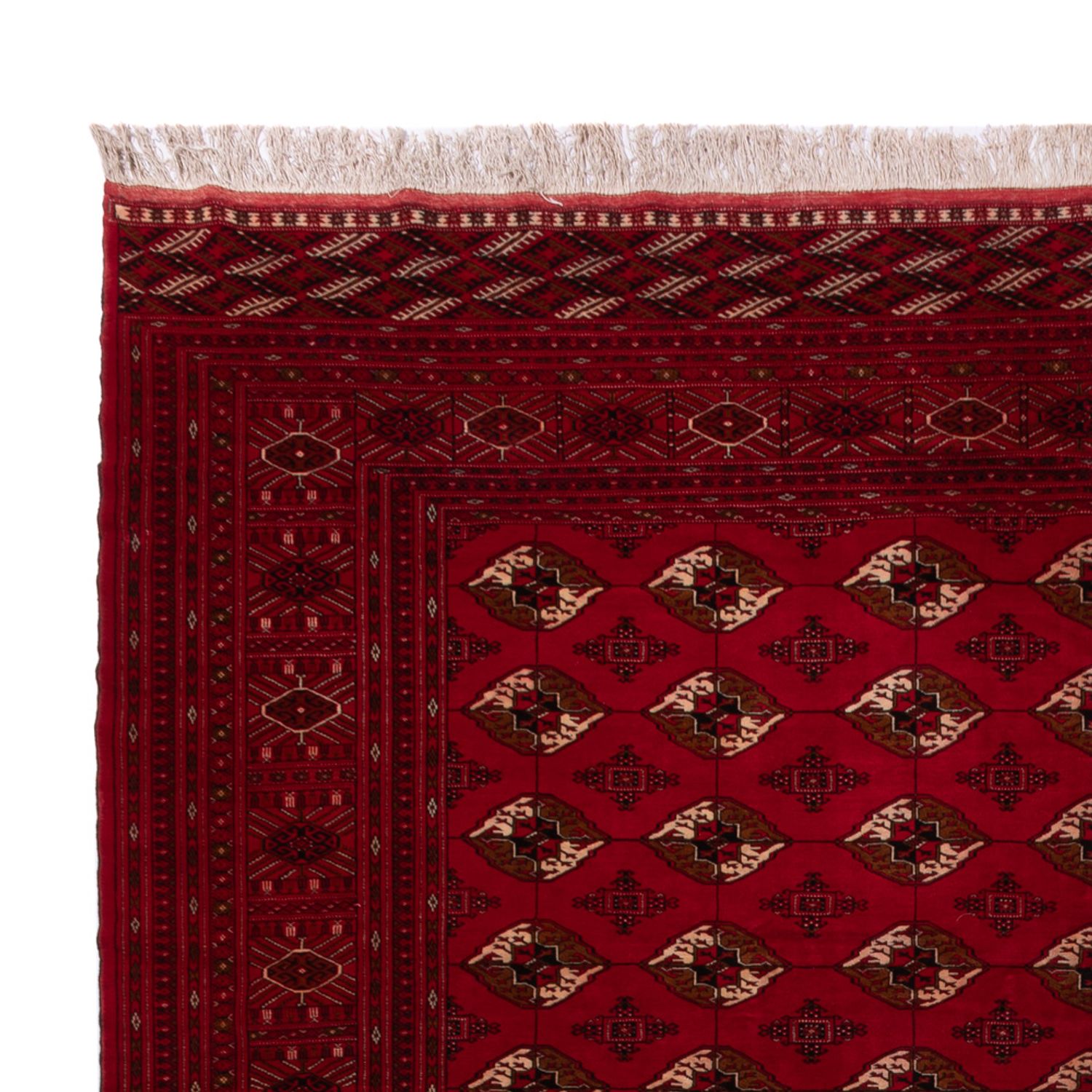 Afghánský koberec - Buchara - 382 x 300 cm - červená