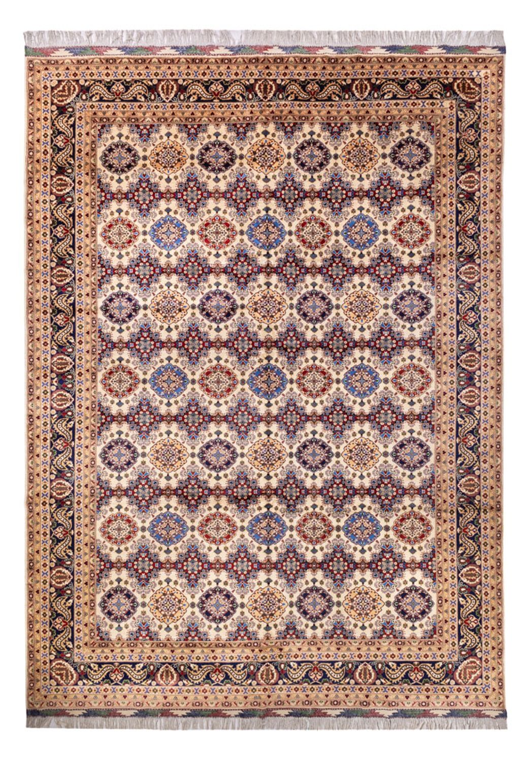 Afghánský koberec - 406 x 295 cm - světle béžová