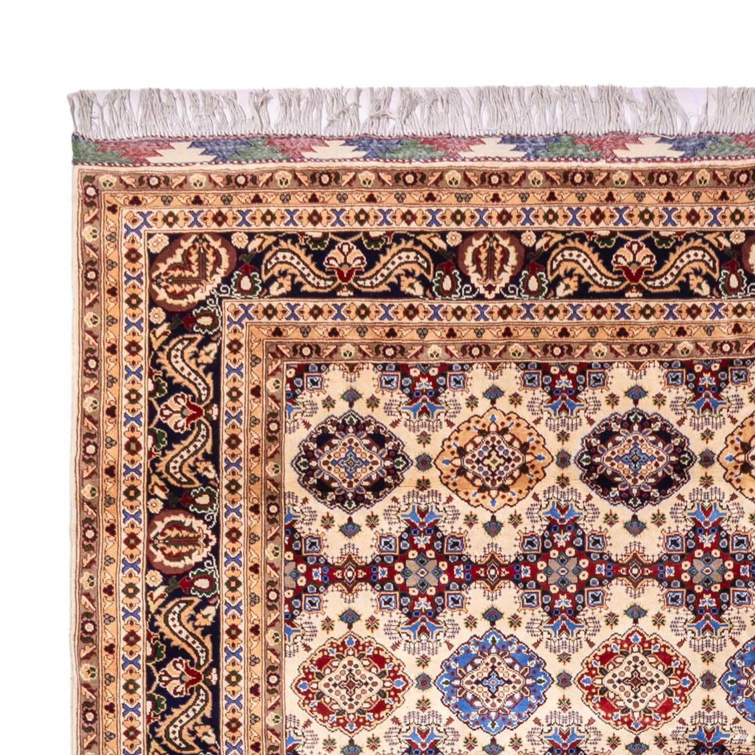 Afghánský koberec - 406 x 295 cm - světle béžová