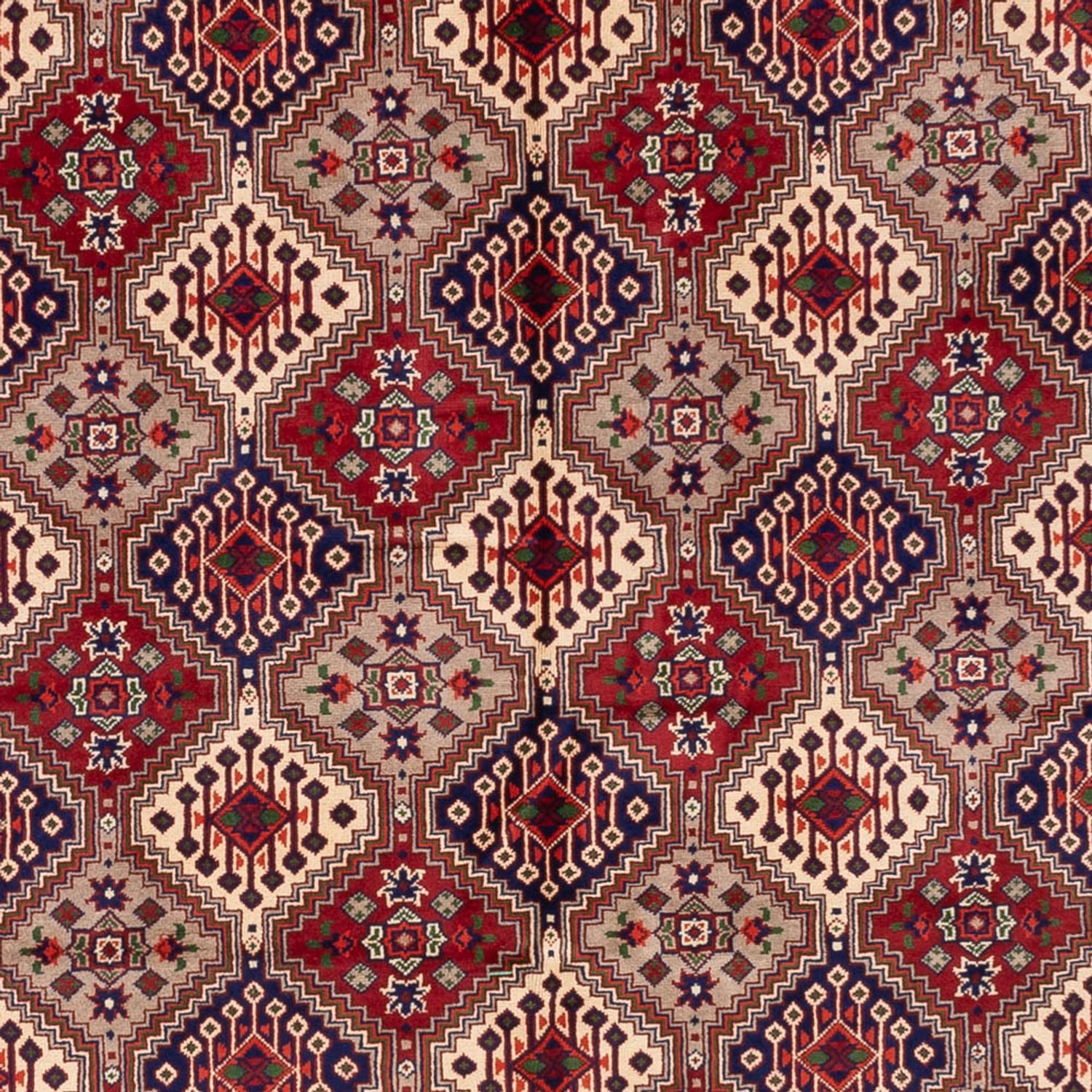 Afghaans tapijt - 382 x 290 cm - donker beige
