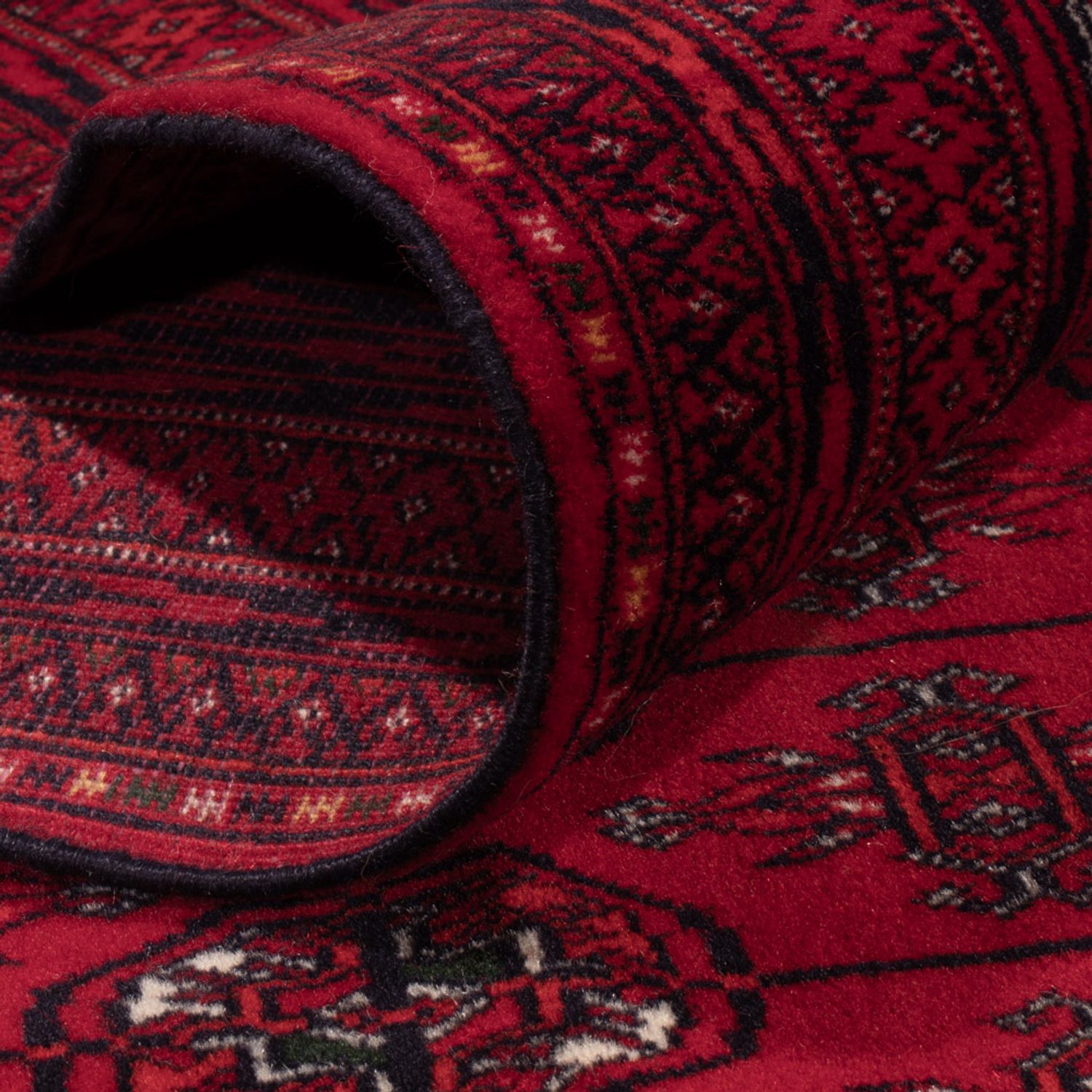 Afghan Rug - Bukhara - 390 x 296 cm - dark red