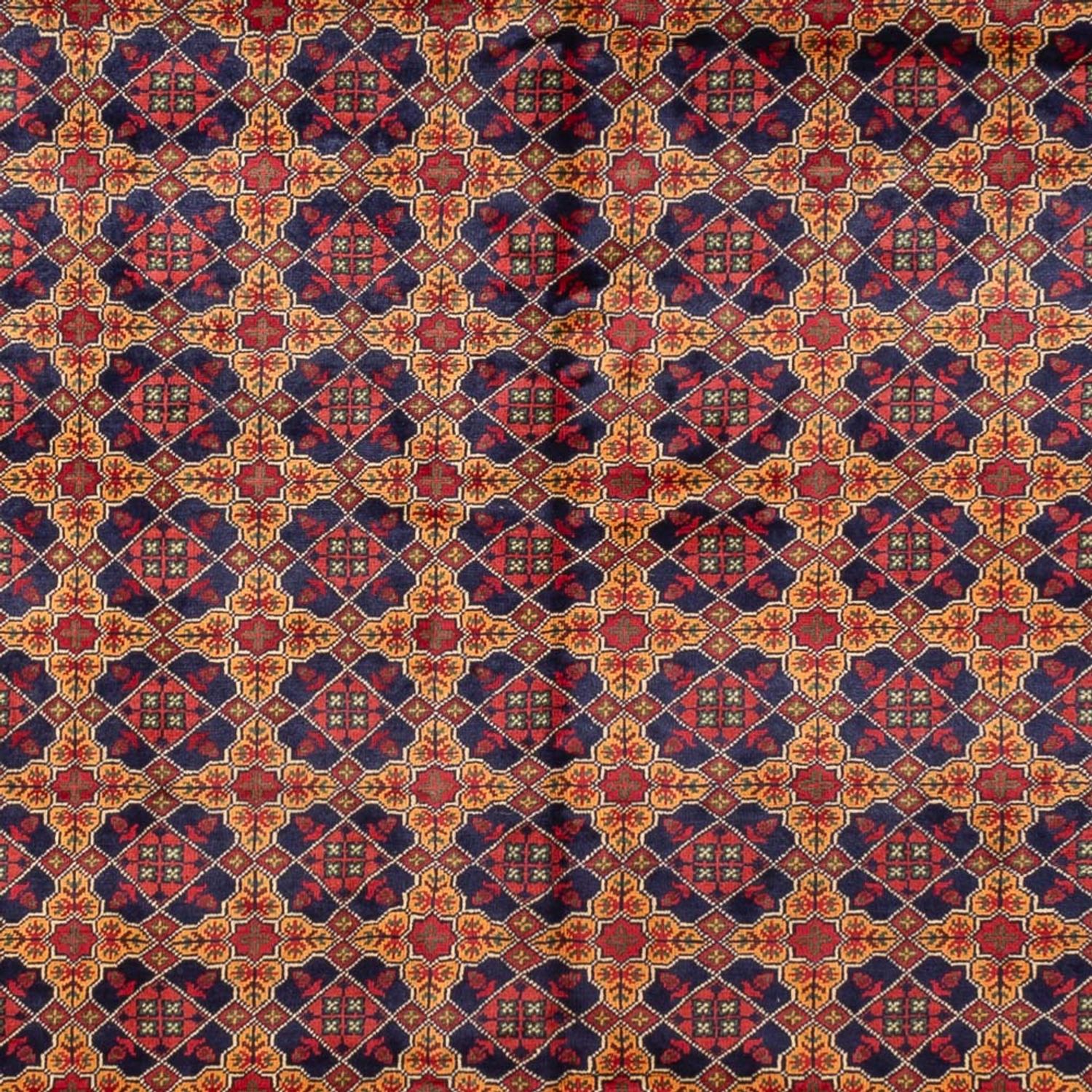 Afghaans tapijt - 388 x 286 cm - donker beige