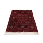 Afghaans tapijt - 119 x 77 cm - donkerrood