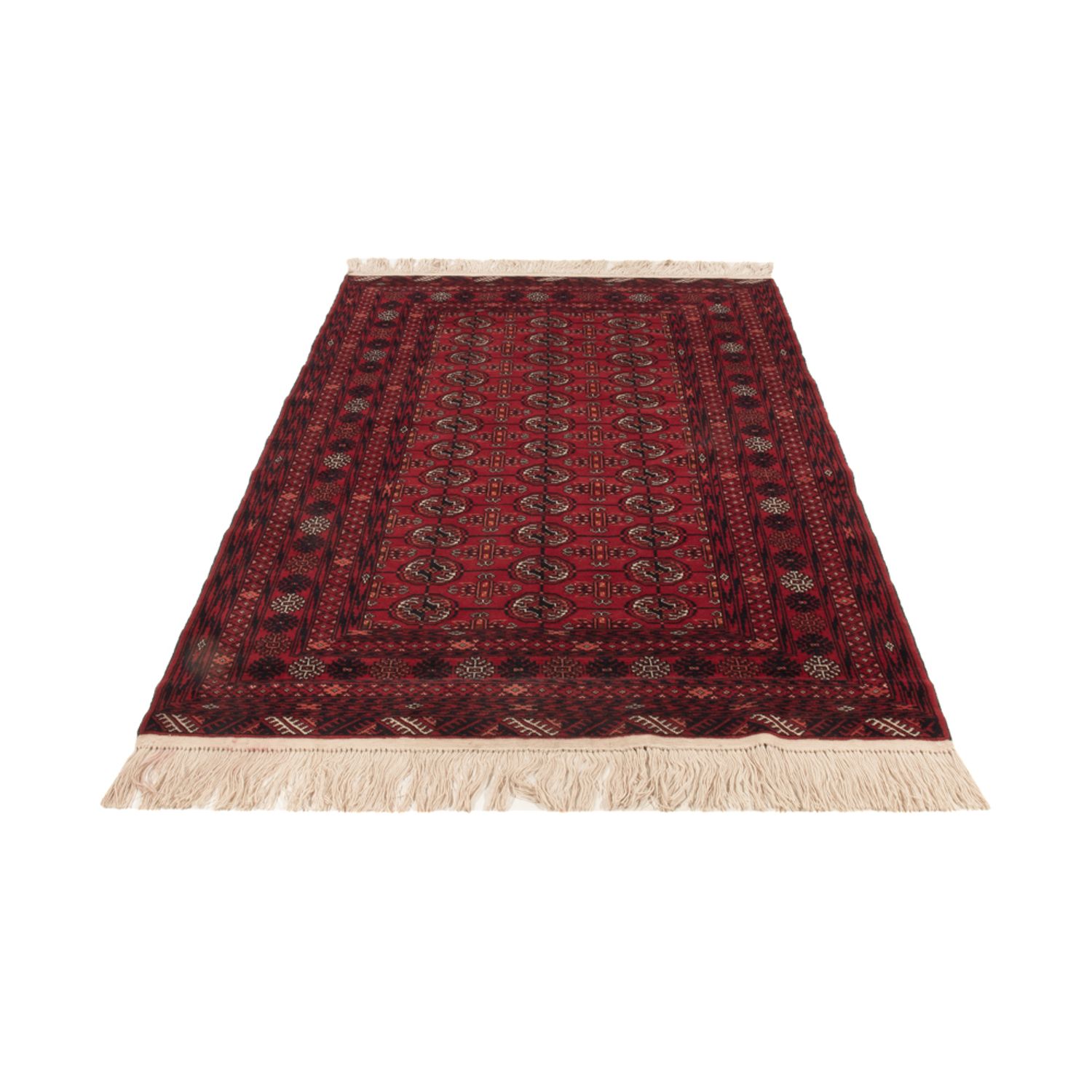 Afghaans tapijt - Bukhara - 189 x 133 cm - donkerrood