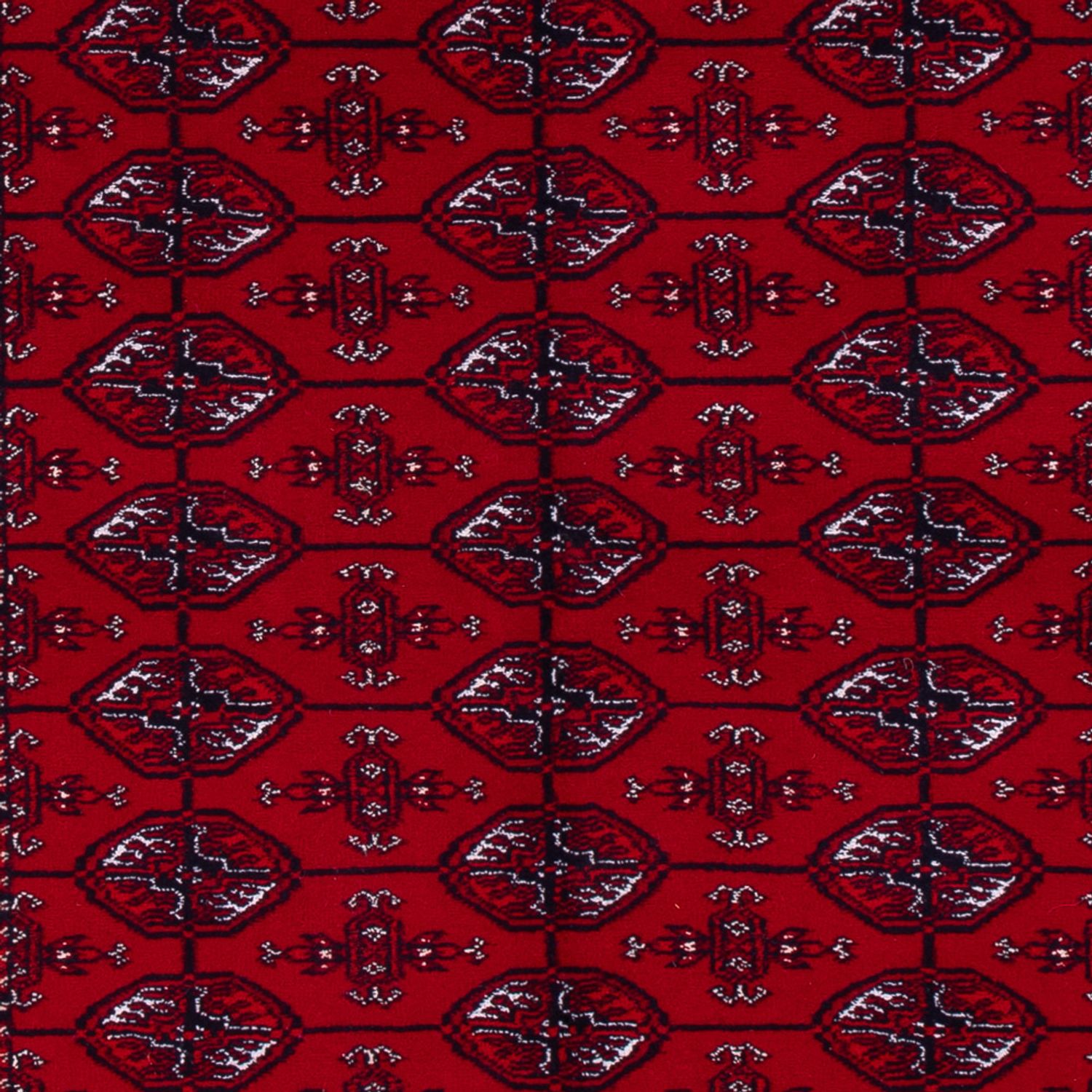 Afghan Rug - Bukhara - 194 x 133 cm - dark red