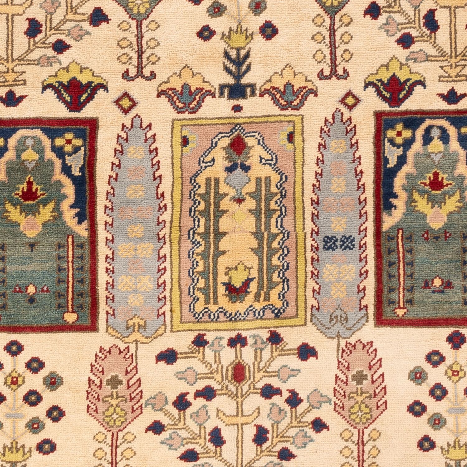 Afghan Rug - 199 x 150 cm - beige