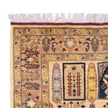 Afghansk teppe - 199 x 150 cm - beige