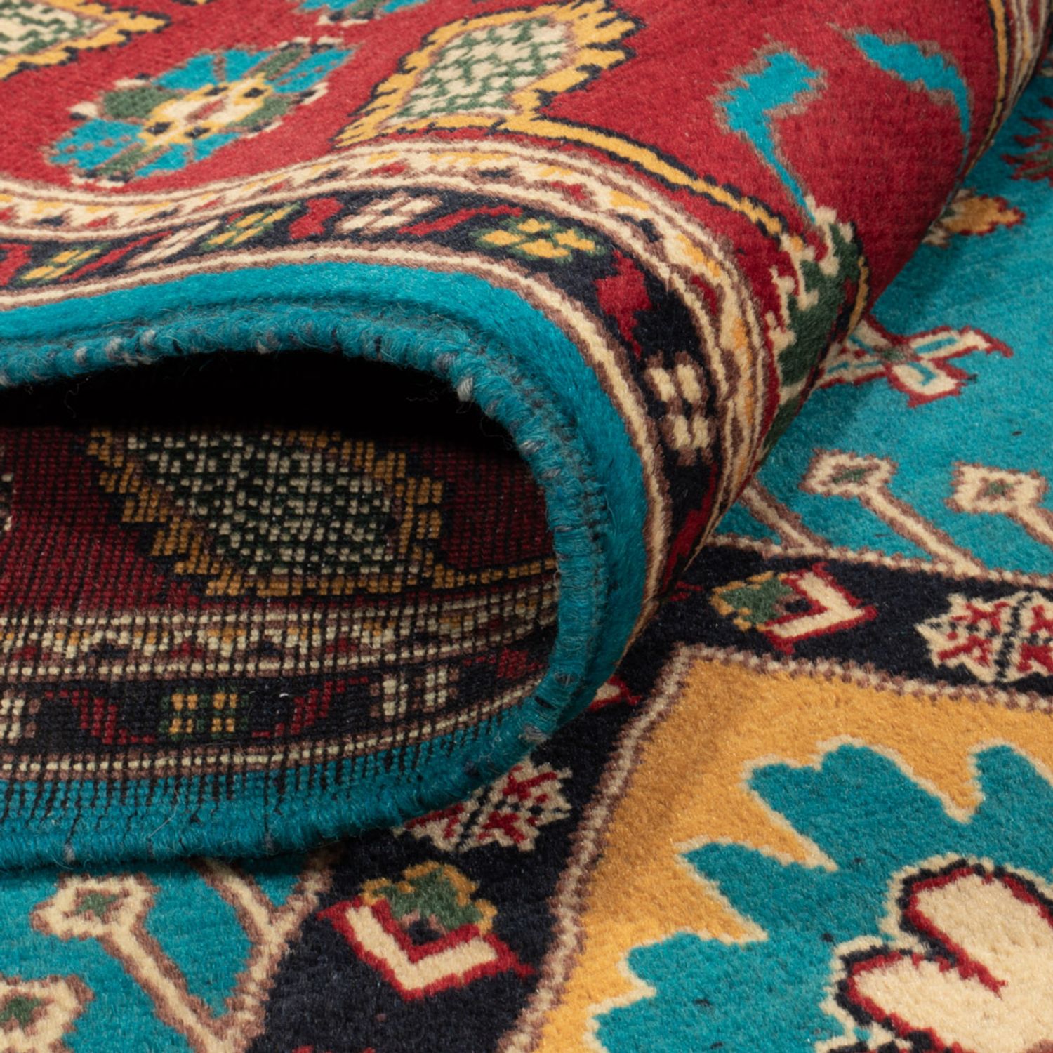 Afghan Rug - 195 x 150 cm - blue