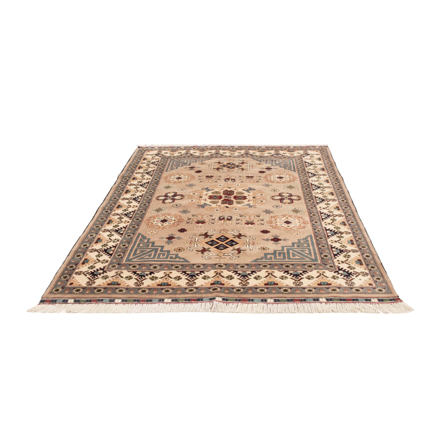 Afghan Rug - 200 x 150 cm - beige