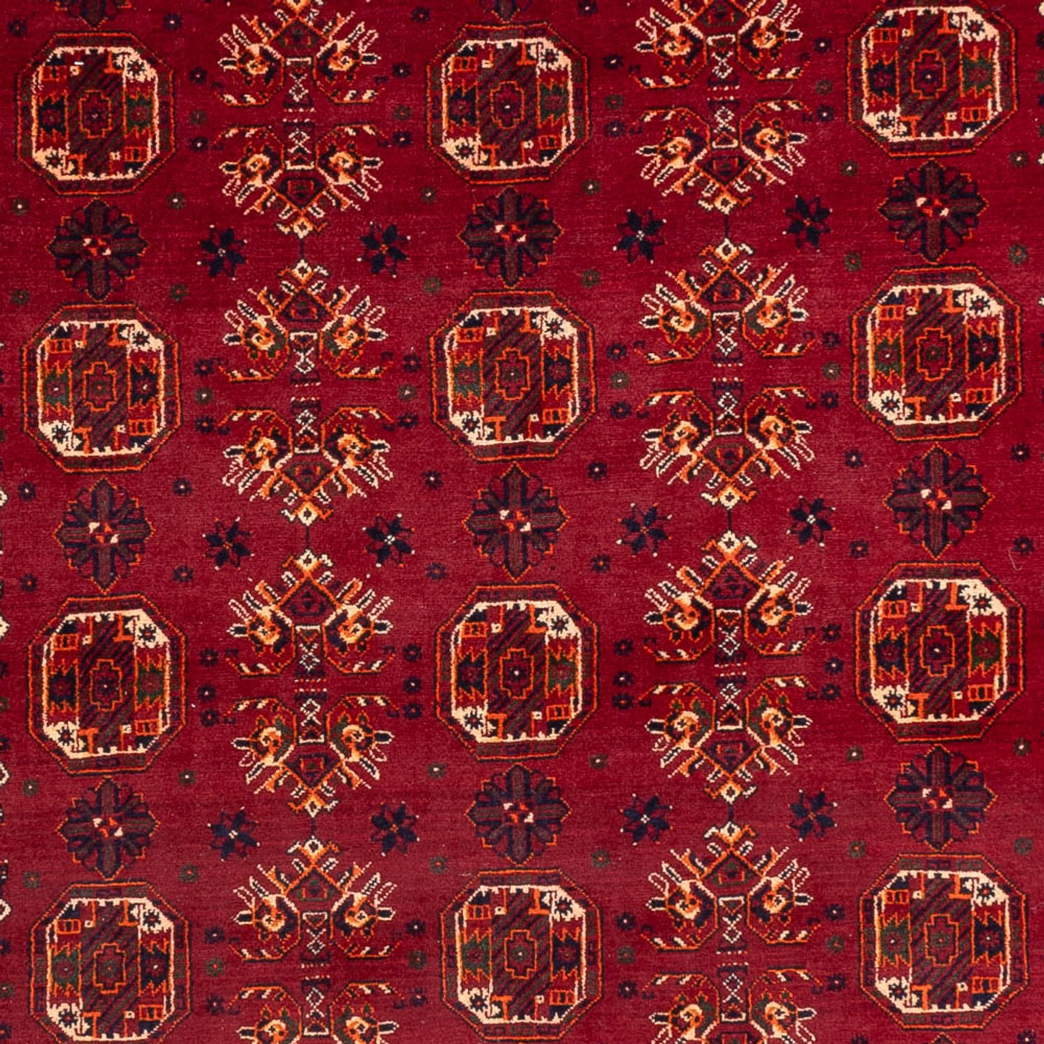 Afghánský koberec - Buchara - 284 x 194 cm - červená