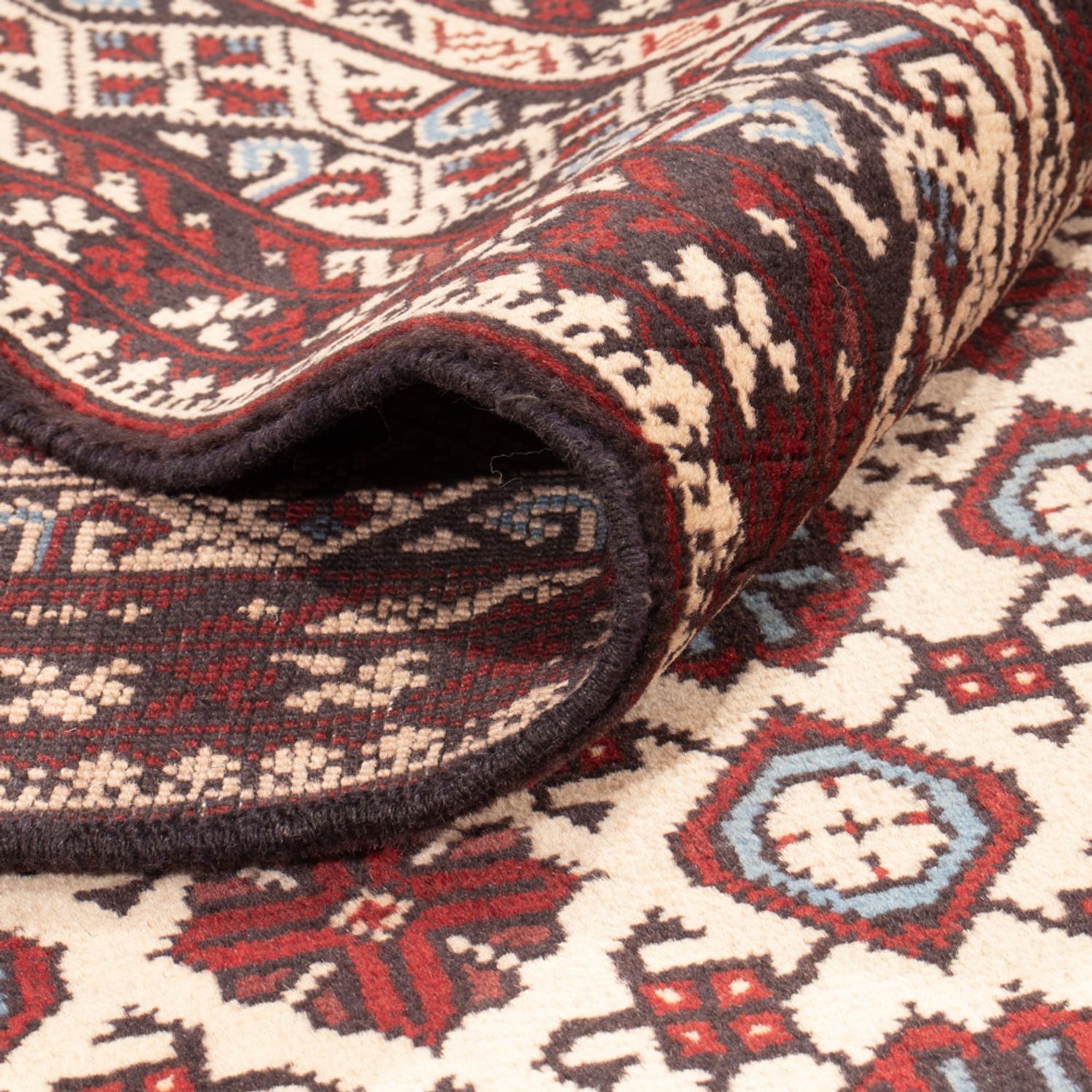 Afghan Rug - 281 x 194 cm - light beige
