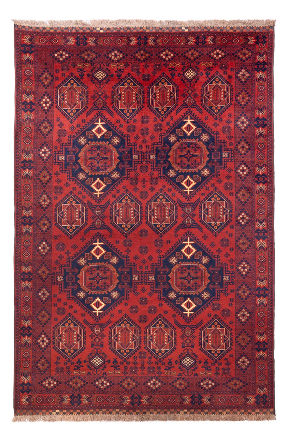 Afghan Rug - 303 x 200 cm - red