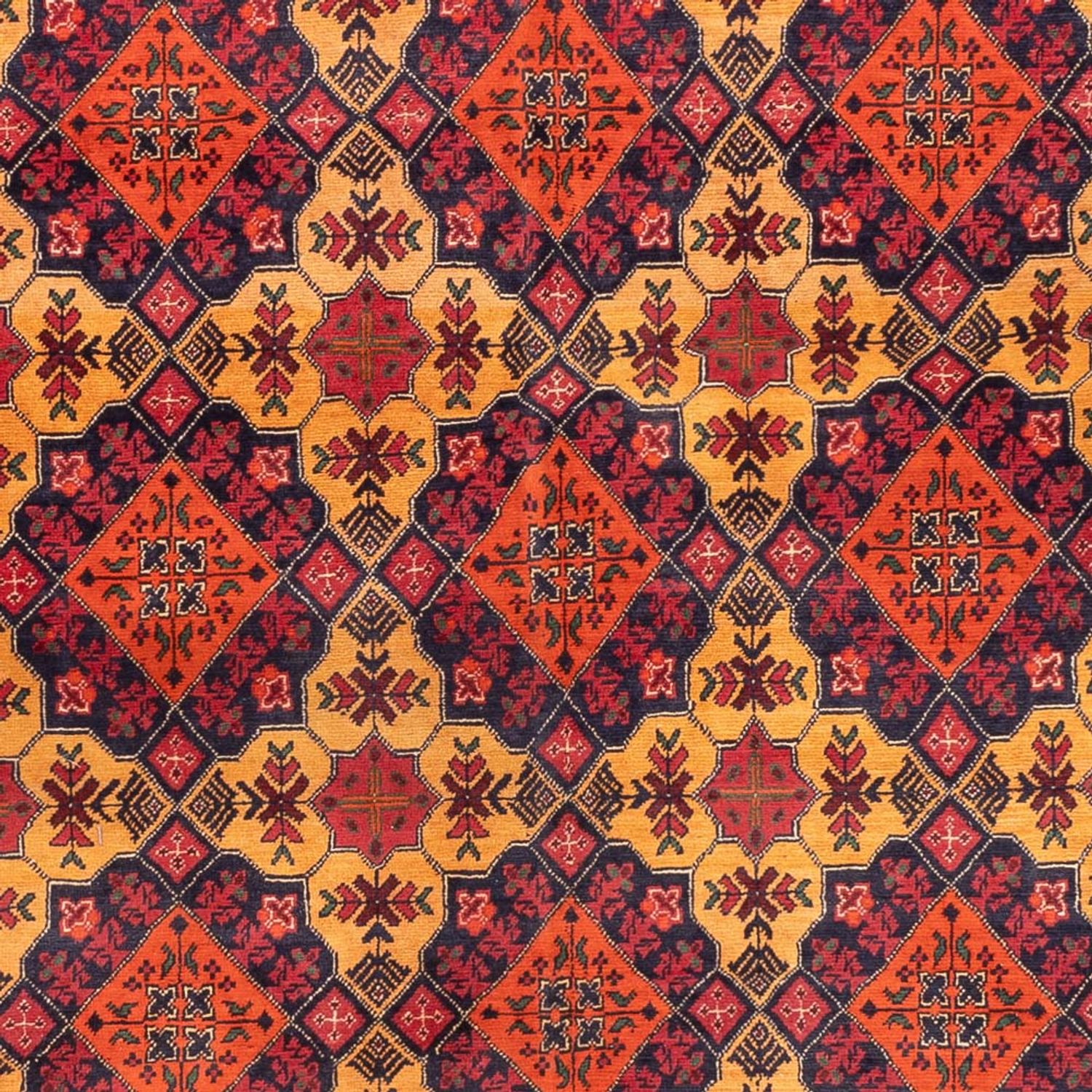 Afghan Rug - 296 x 197 cm - dark beige
