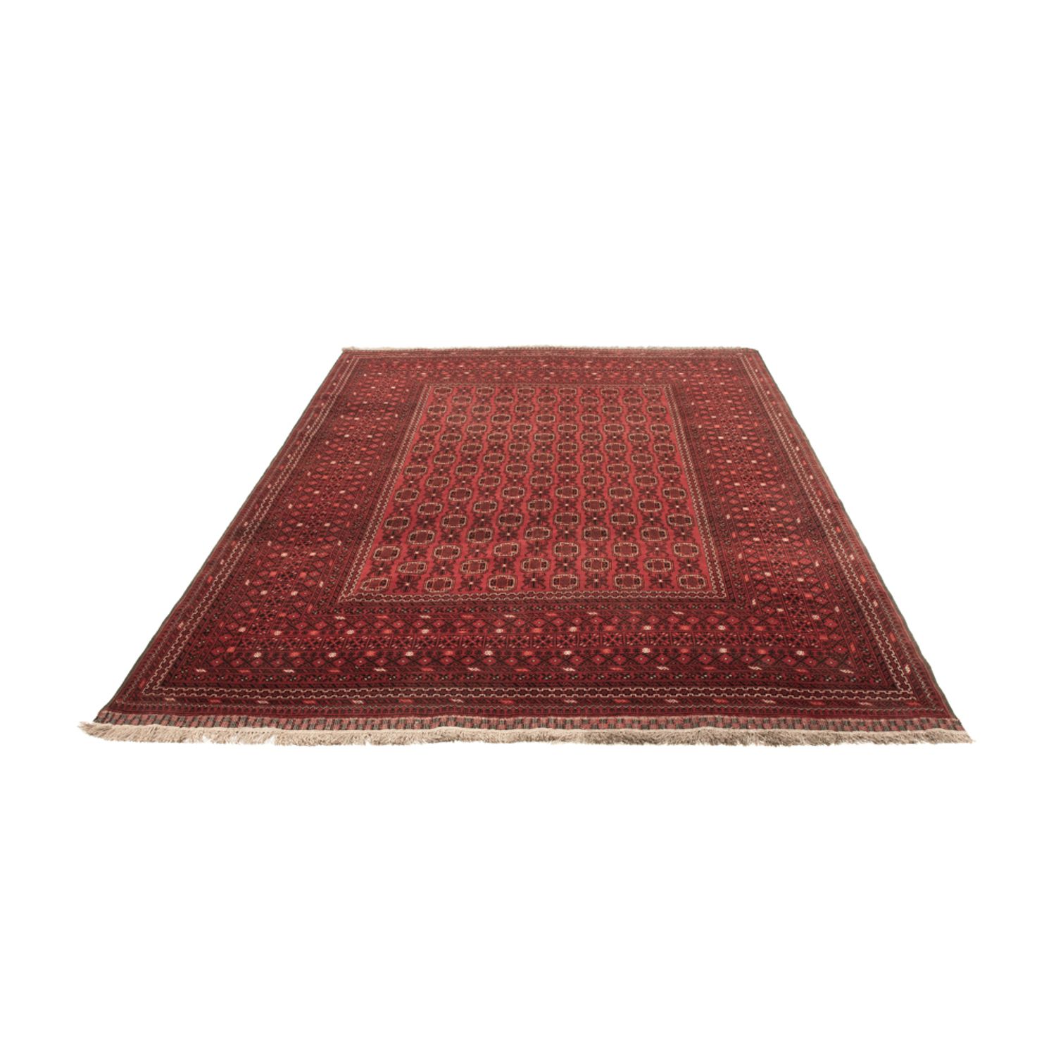 Afghánský koberec - Buchara - 274 x 198 cm - červená