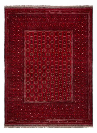 Afgański dywan - Bukhara - 276 x 200 cm - czerwony