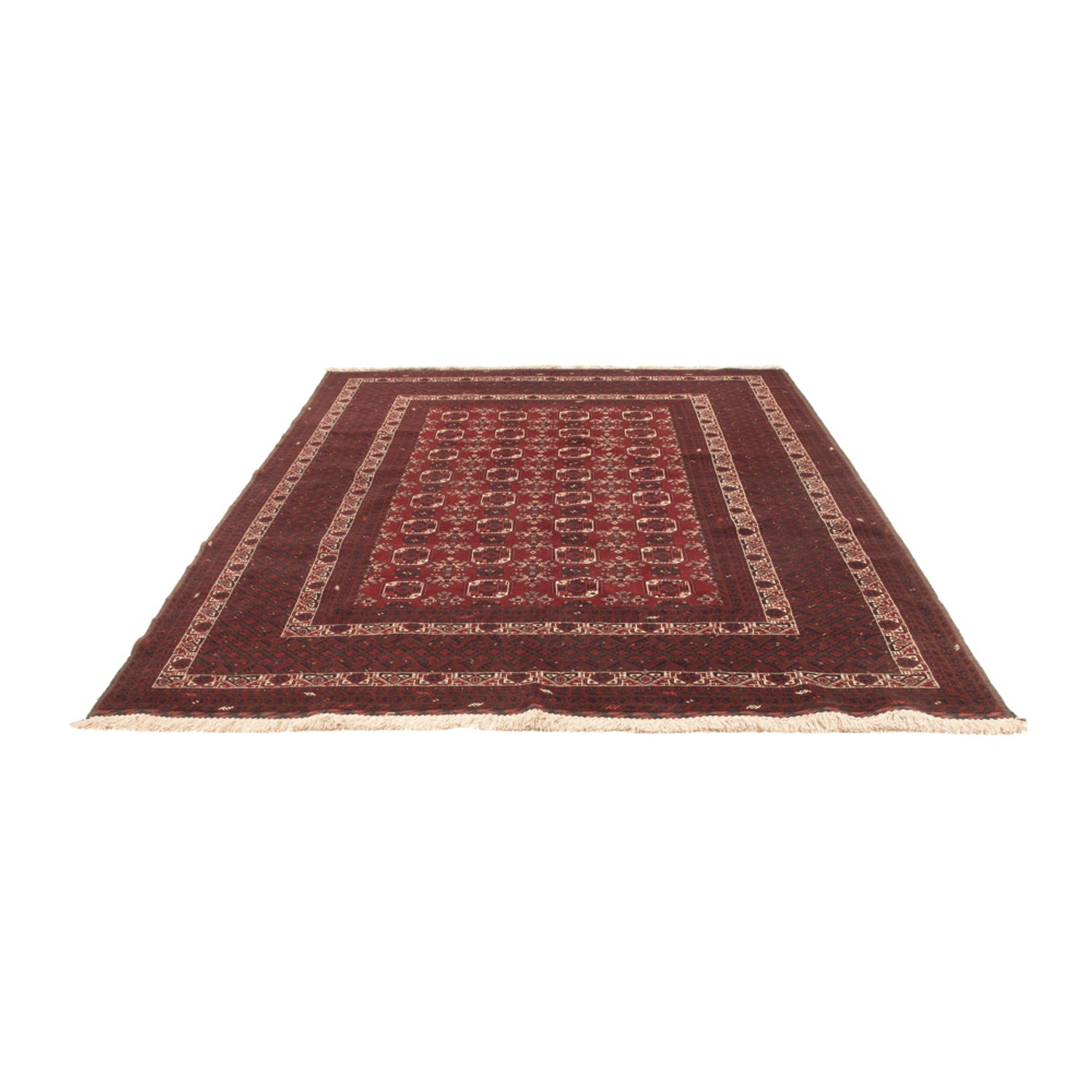 Afghan Rug - Bukhara - 288 x 197 cm - red