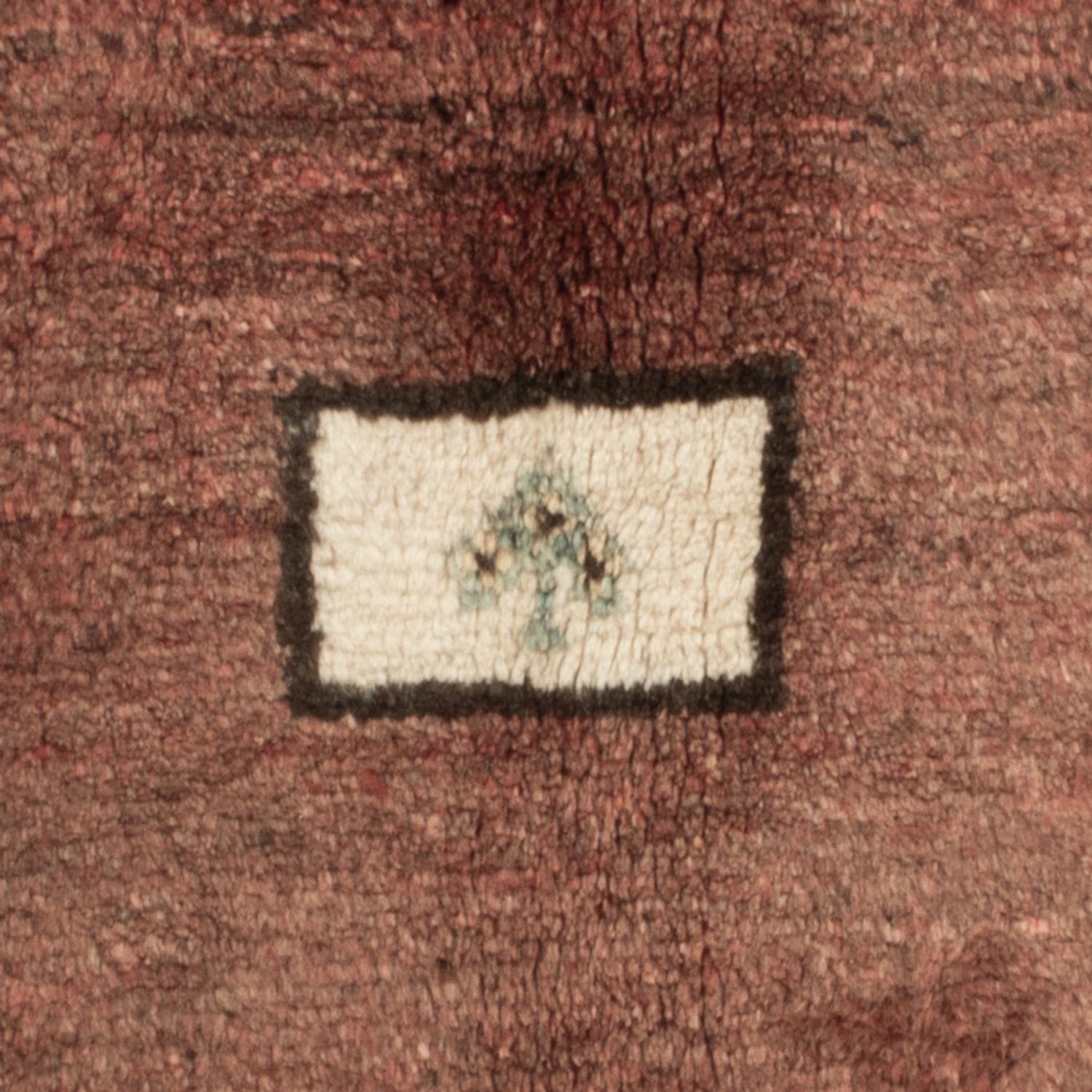 Gabbeh-teppe - persisk square  - 100 x 93 cm - flerfarget