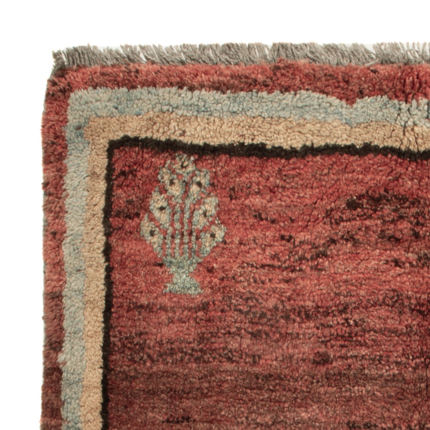 Gabbeh-teppe - persisk square  - 100 x 93 cm - flerfarget