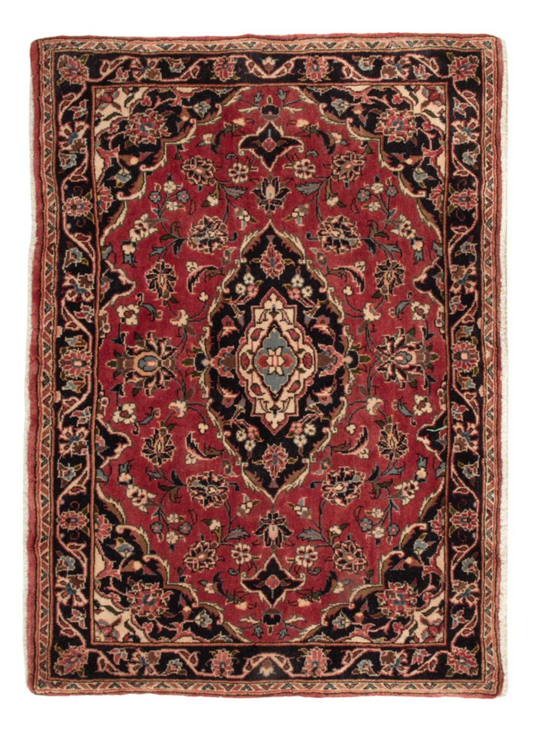 Dywan perski - Keshan - 108 x 77 cm - czerwony
