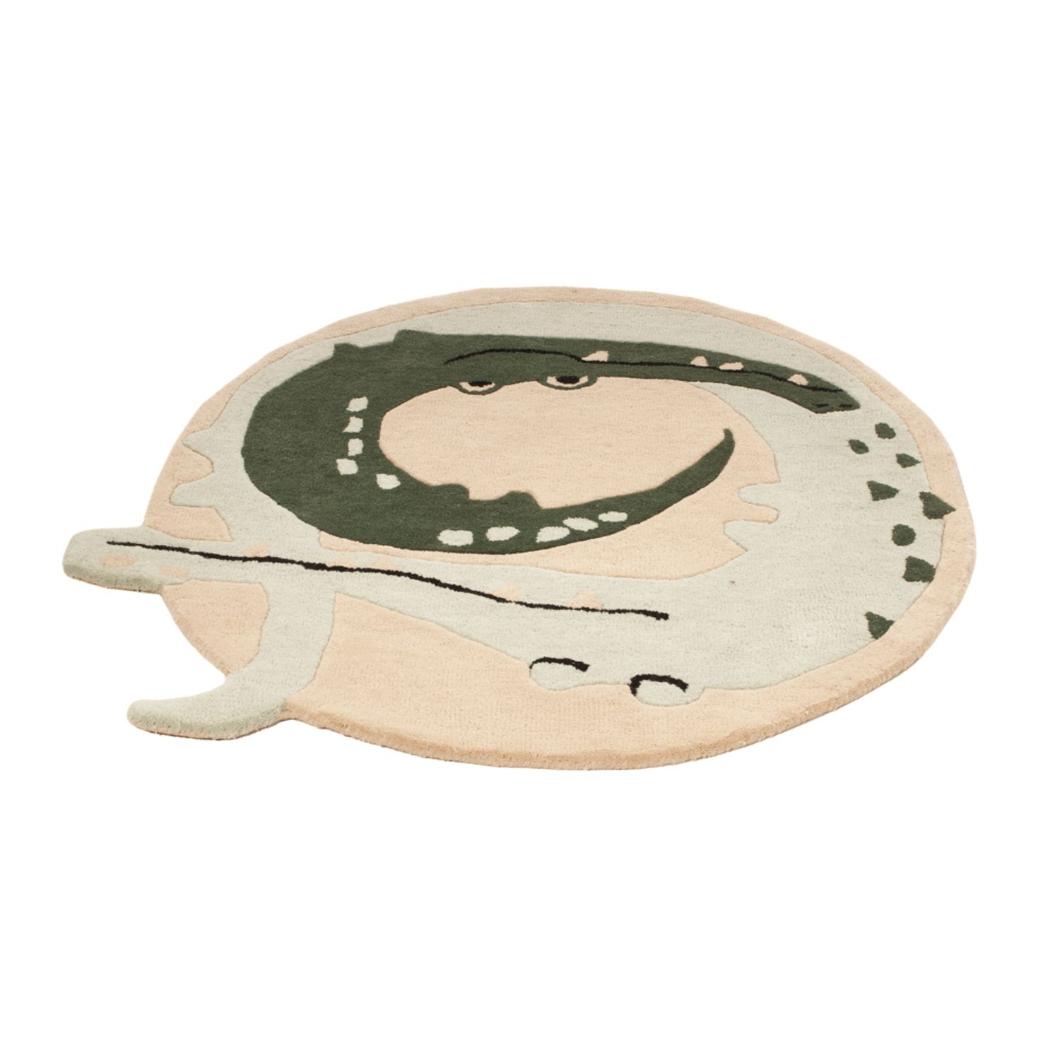 Kindertapijt rond  - 92 x 92 cm - veelkleurig