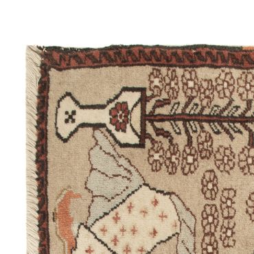 Bild-Teppich - 92 x 50 cm - beige