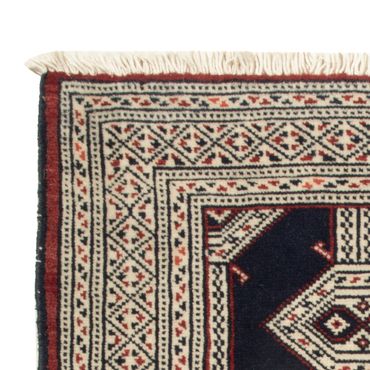 Turkaman teppe - 87 x 64 cm - mørkeblå