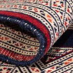 Turkaman tapijt - 87 x 64 cm - donkerblauw