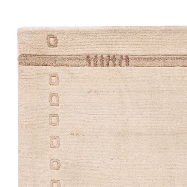 Runner Nepal mattan - 155 x 91 cm - grädde