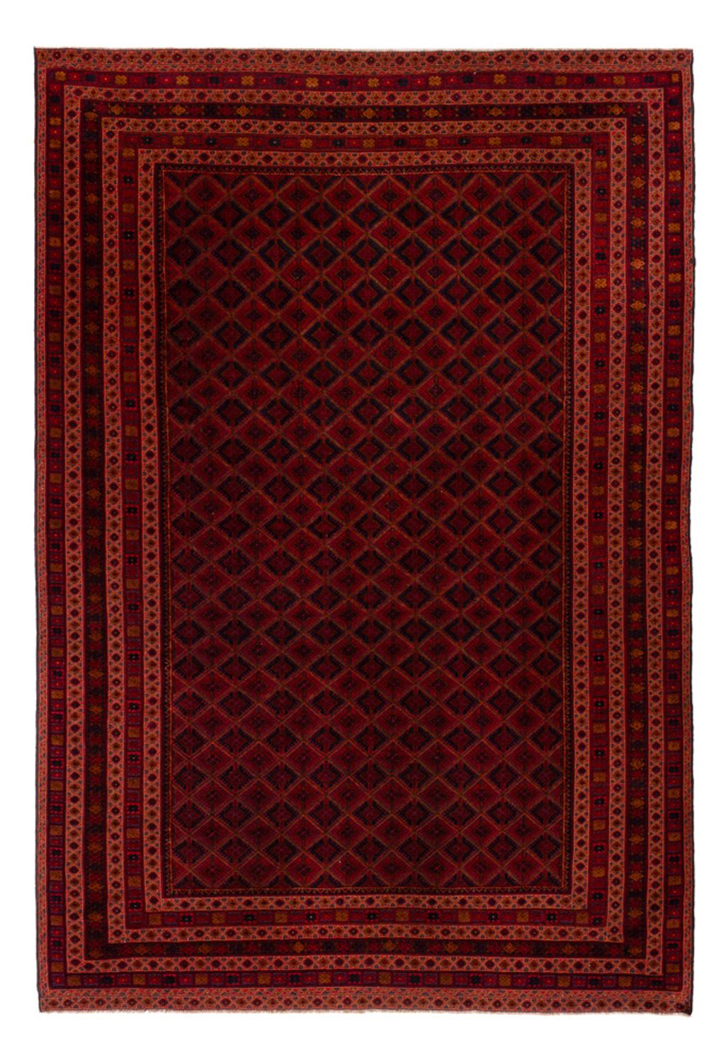 Dywan Kelim - Orientalny - 301 x 210 cm - czerwony