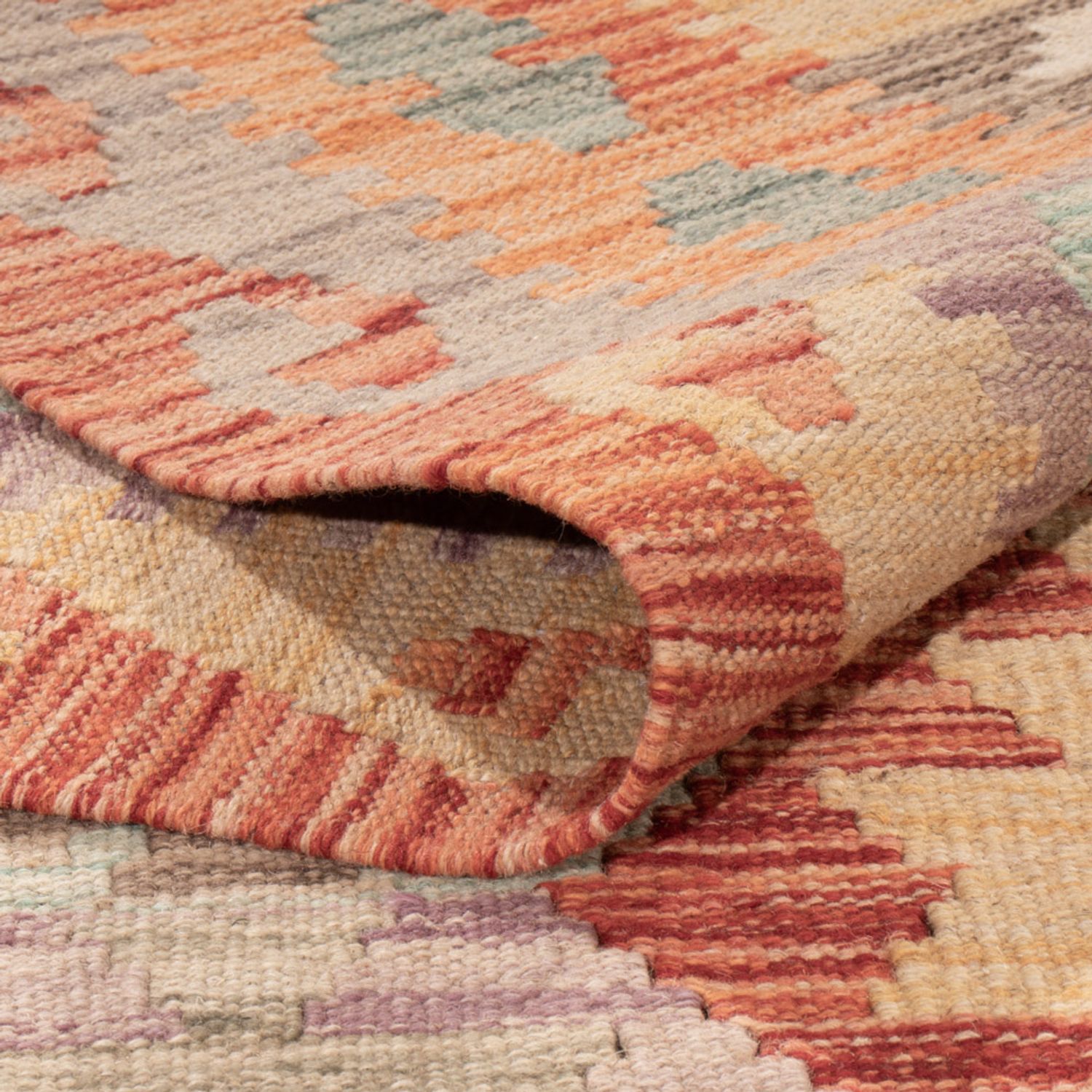 Kelim Rug - Splash - 251 x 179 cm - colorful