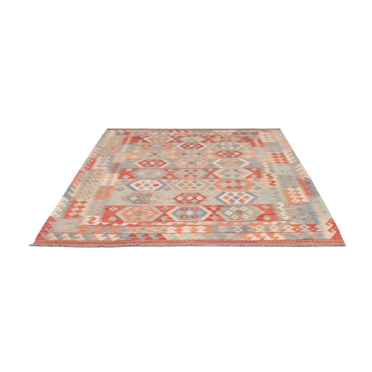 Kelim Rug - Splash - 235 x 174 cm - colorful