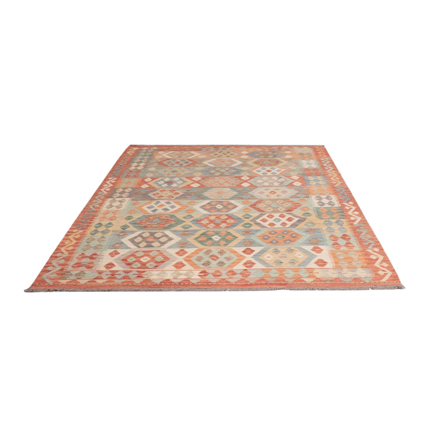 Kelim Rug - Splash - 245 x 174 cm - colorful