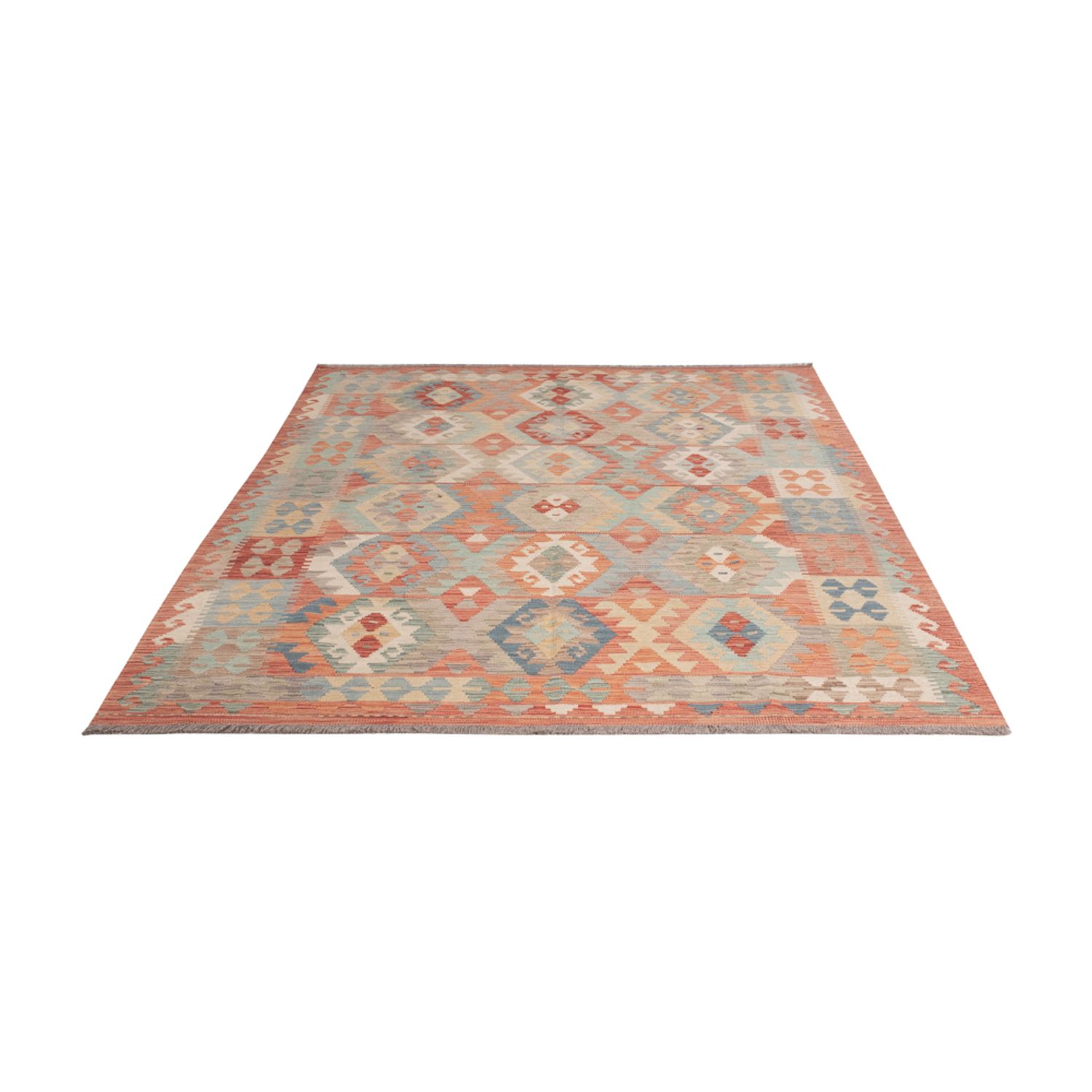 Kelim Rug - Splash - 240 x 175 cm - colorful