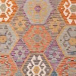 Kelim Rug - Splash - 200 x 154 cm - colorful