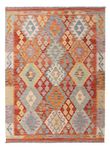 Kelim Rug - Splash - 194 x 147 cm - colorful