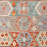 Kelim Rug - Splash - 203 x 152 cm - colorful