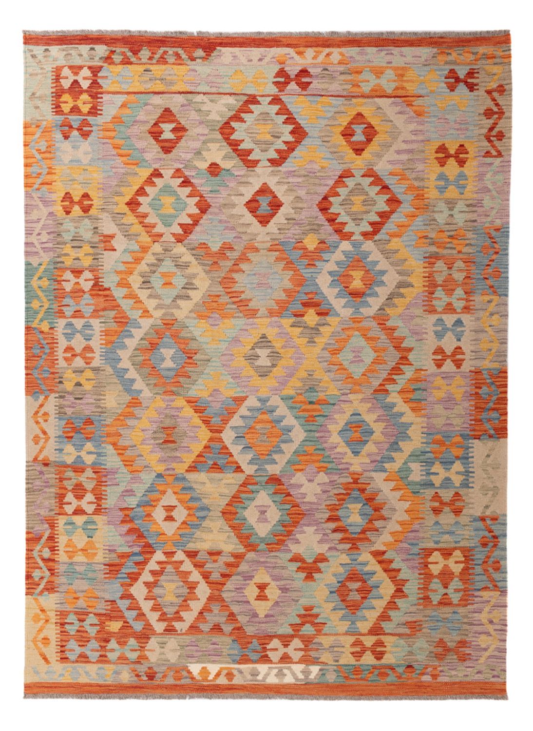 Dywan Kelim - Splash - 237 x 168 cm - kolorowe