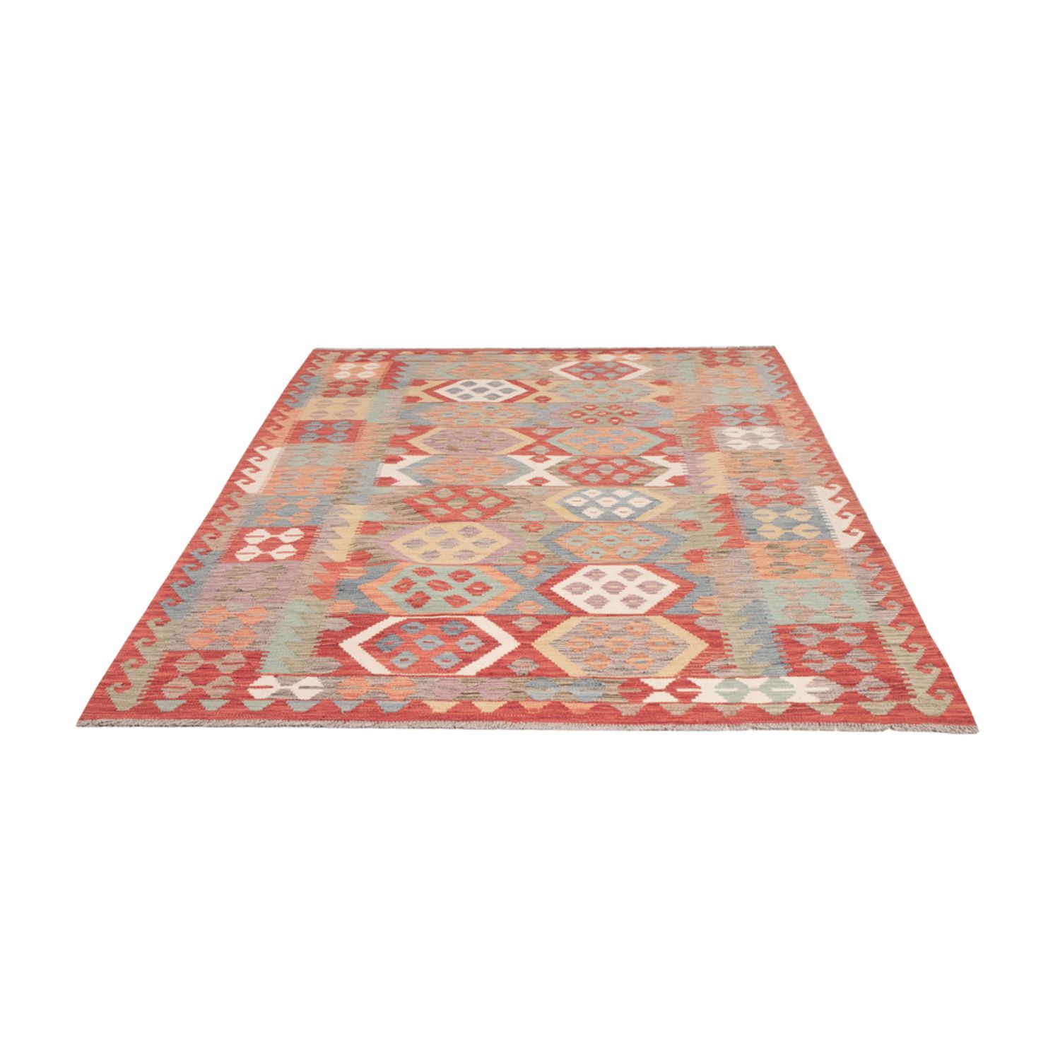 Kelim Rug - Splash - 250 x 168 cm - colorful