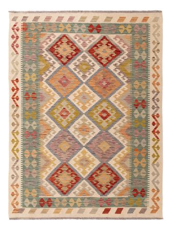 Kelim Rug - Splash - 200 x 145 cm - colorful