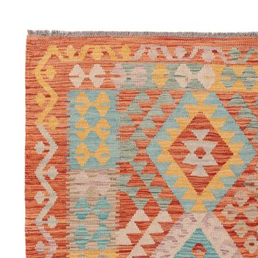 Kelimský koberec - Splash - 198 x 151 cm - barevné