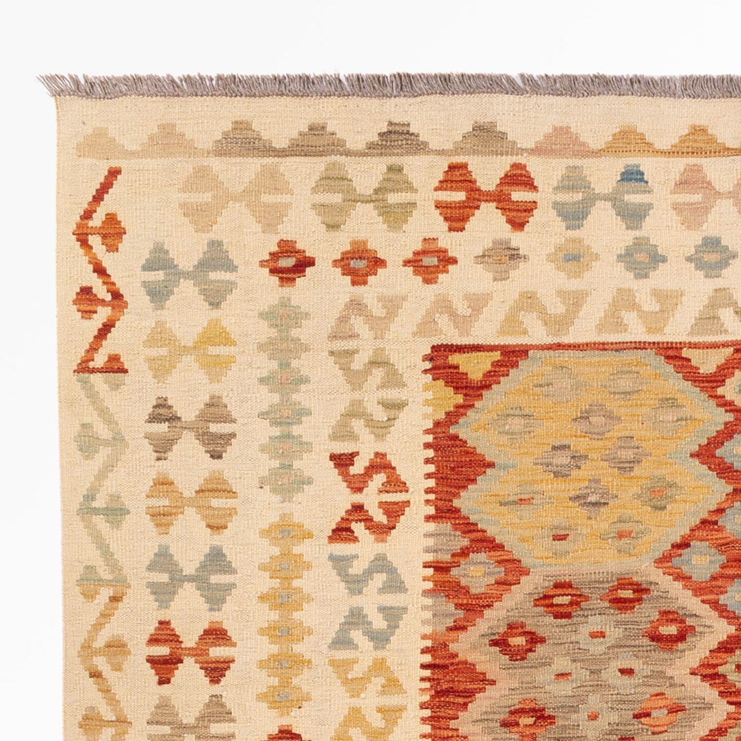 Kelim Rug - Splash - 248 x 175 cm - colorful