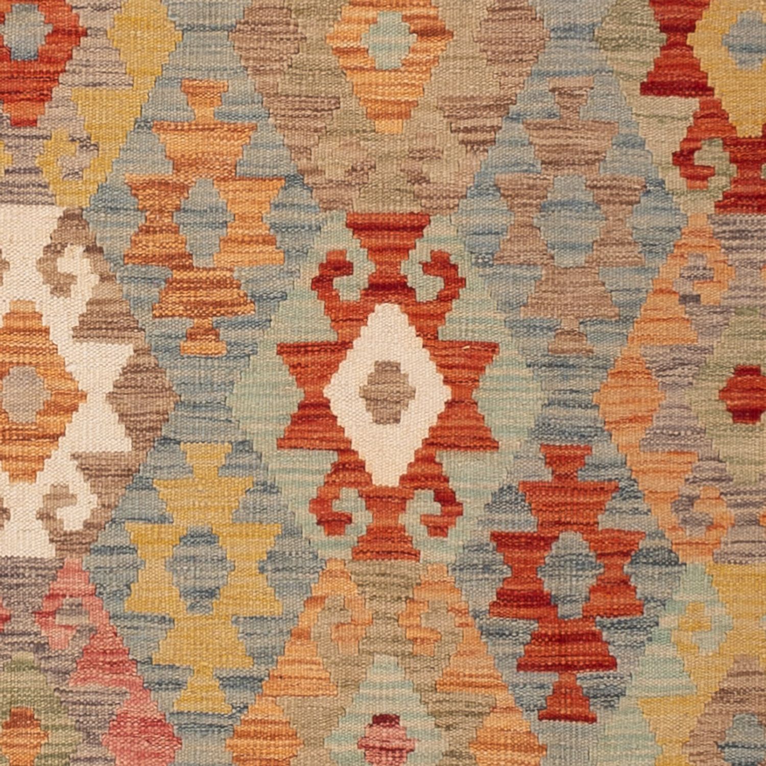 Kelim Rug - Splash - 203 x 149 cm - colorful